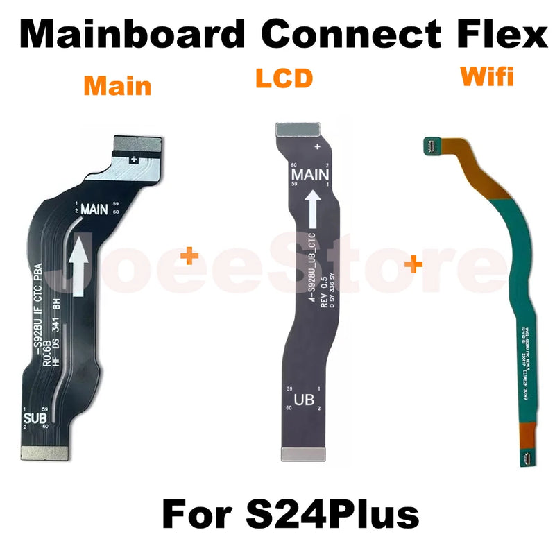 Motherboard Connect Flex For Samsung Galaxy S20 S21 S22 S23 S24 Plus Ultra LCD Display Wifi Signal Connect Mainboard Flex Cable