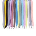Classic Solid Color Laces 0.8cm Wide Flat Shoes Sneakers shoelaces Shoe Accessories 100/120/140cm shoelace 1Pair