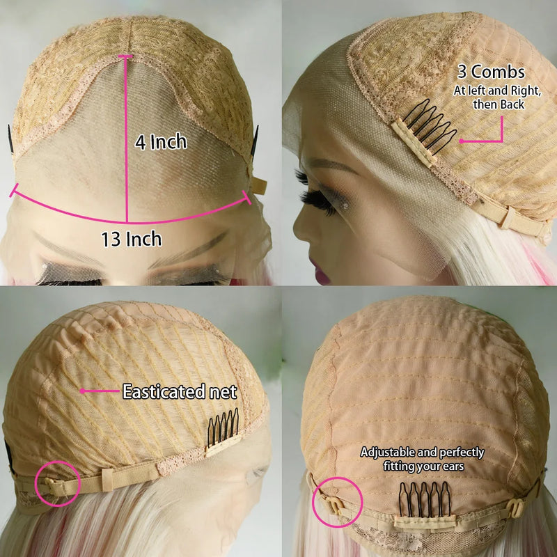 180Density Honey Blonde Wig Long Body Wave Lace Front Wigs Blonde 13x4 Hd Lace Frontal Wig Pre Plucked Daily Wear For Women