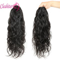 Body Wave Human Hair Ponytail Hair Claw Clip In Hair Extension 110-120g/Pc Brazilian Virgin Hair Natural Color Full End
