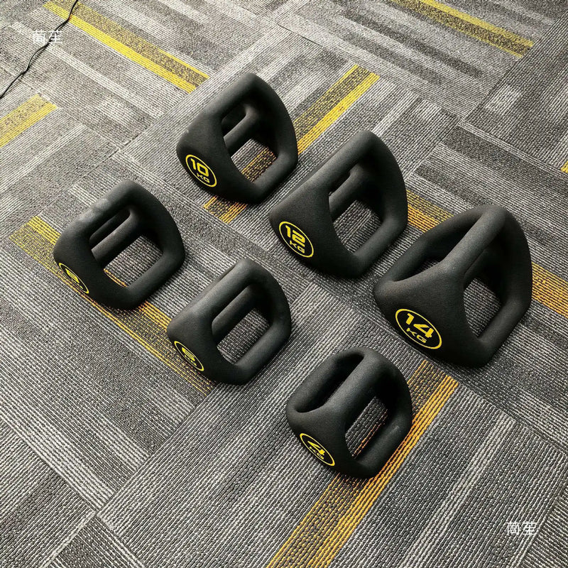 3-in-1 Triangle Cast Iron Dumbbells Kettlebell Combo | SAMAG