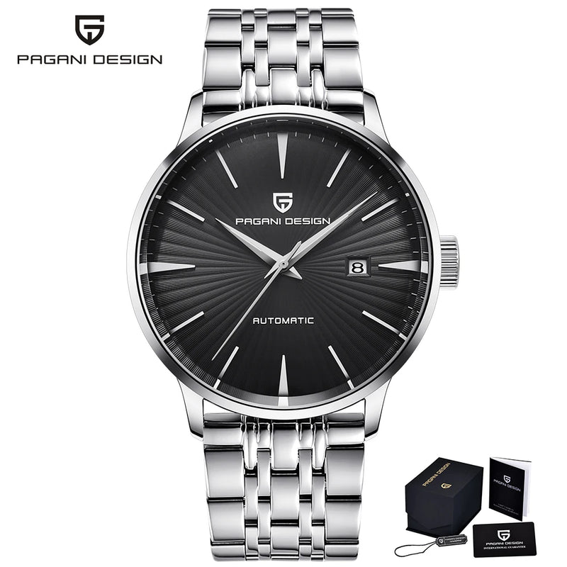 PAGANI Design 2026 Men Automatic Mechanical Watches  Sapphire Stainless Steel Waterproof Seagull 2813 Watch Clock Montre Homme