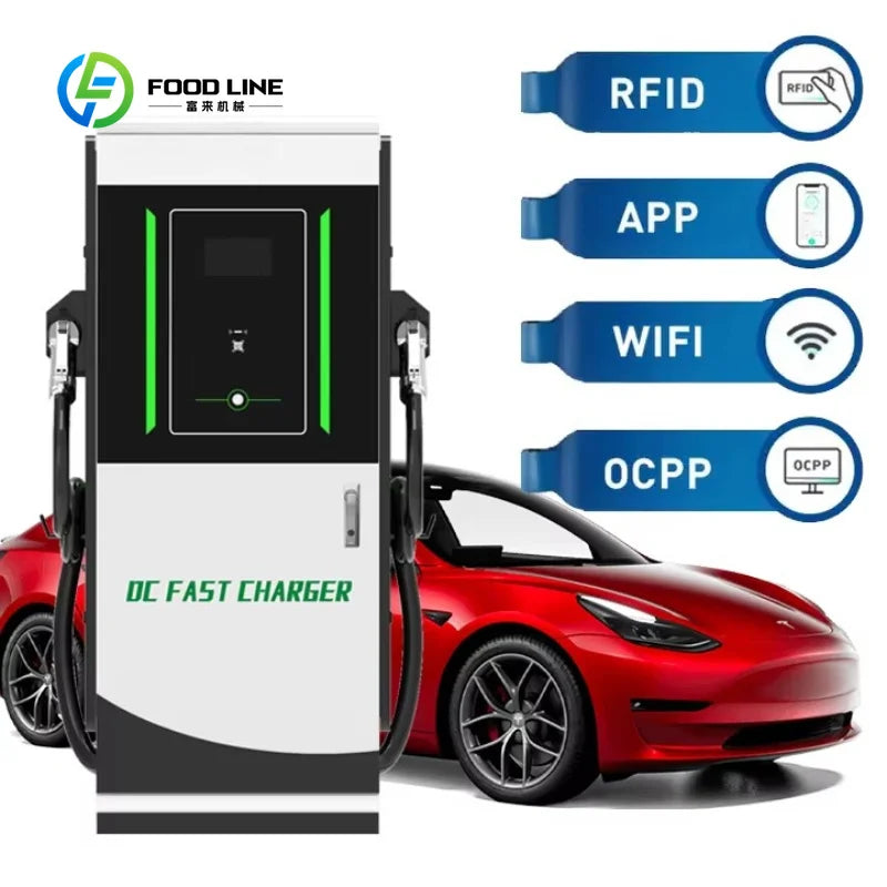 Customized Electric Car Charging Station with Battery Storage, 120kW High Power DC Fast EV Charger Suitable for Charging Service