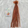 Dreadlocks Sister Locs Extensions Handmade Soft Crochet Brazilian Human Hair Braiding 10in Ombre Short Hair 10Strands/lot