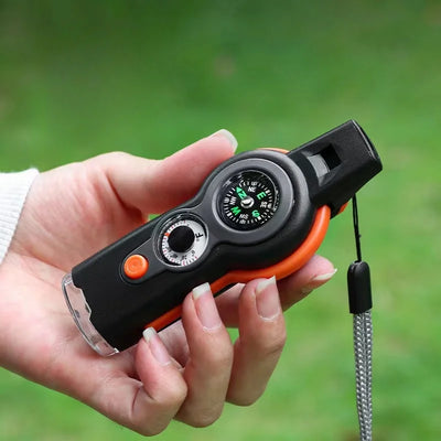 Outdoor Camping 7 - In - 1 Multi - Function Whistle Survival | SAMAG
