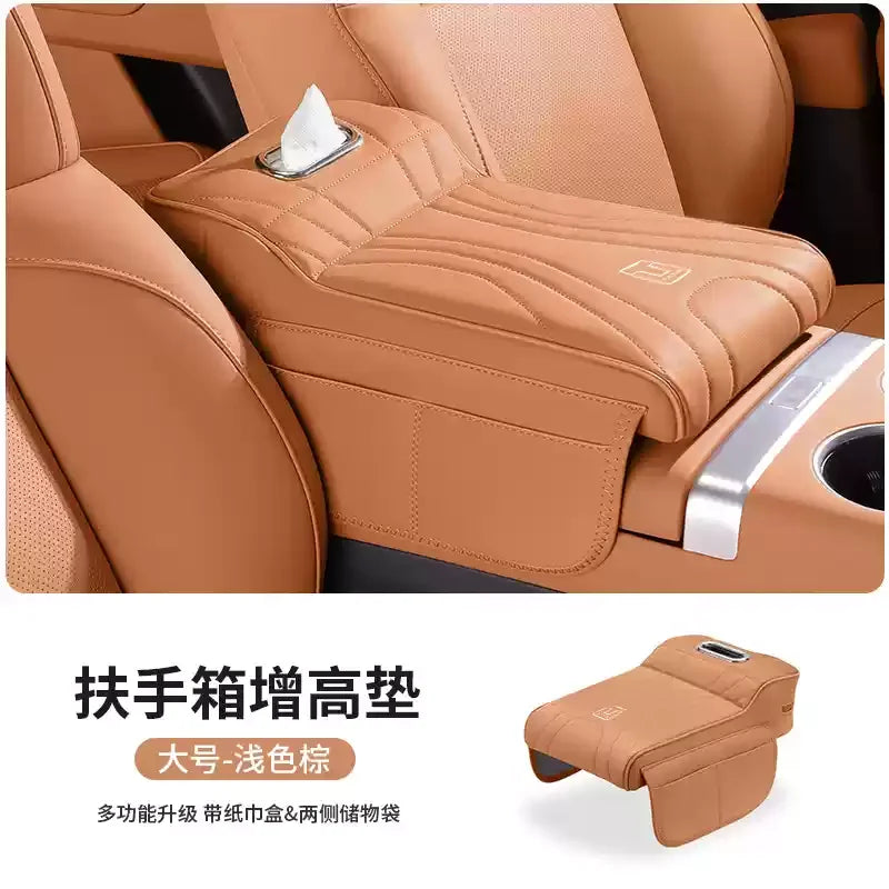 For GWM Tank 500 Hi4-T Hi4-Z 2025 2024 Armrest Box Height Pad Special Central Elbow Support Tissue Box Storage Box