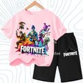 Fortnites Series T-shirt Shorts Suit for Children Hot | SAMAG
