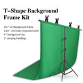 Photography Photo Studio T-Shape Backdrop Background Stand Frame Support System Kit For Video Chroma Key Green Screen With Stand