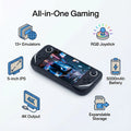 E6 Handheld Game Console — Portable Open-Source Linux System, 5-inch HD IPS Screen, Retro Gaming Device, Ergonomic Grip Design
