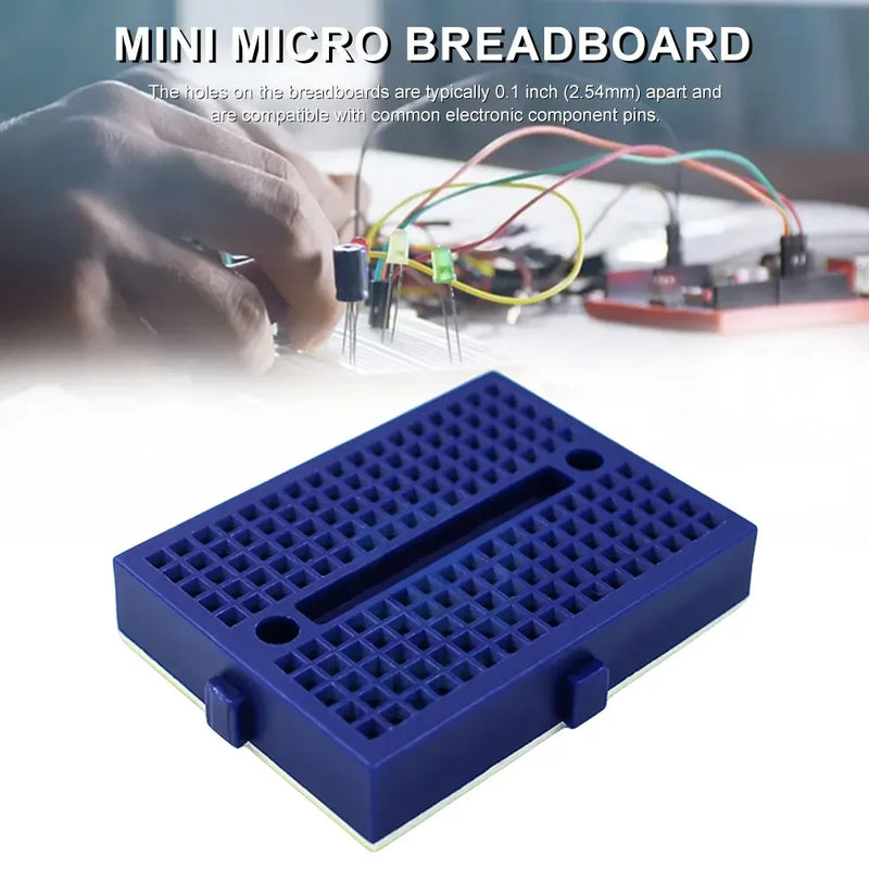 1-10PCS SYB-170 Mini Solderless Prototype Breadboard 170 Holes Breadboard Prototype Board 35x47mm for Small DIY Kits
