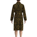 2026 Spring and Autumn New Men's Pajamas 3D Digital Printed Golden Noble Pattern Lion Head Non-fading Home Bathrobe Long Long Sl