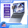KAMRUI 16" Laptop AMD R9 6900HX 16GB LPDDR5 512GB PCle4.0 SSD Win11 Pro Backlit Keyboard Full-Featured Office Gaming Notebook