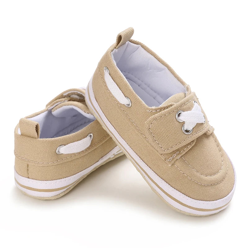 VALEN SINA New Baby Shoes White Christening Baptismal Moccasins Infant Boys Girls Slip-On Peas Shoes Walking Shoes