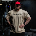 STRENGTH CLUB Oversized Loose Running T-Shirts Mens Gym Fitness Sports Half Sleeve T Shirt Training Bodybuilding Clothing Tee