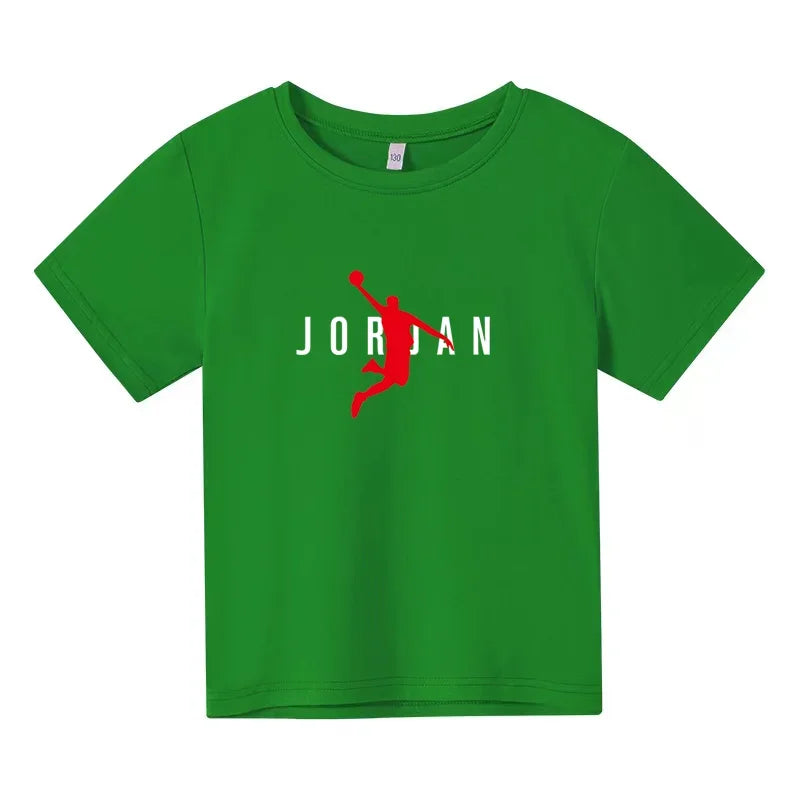 Kids 2 - Piece Letter Print Sports Outfit - Short Sleeve - View 2 | SAMAG