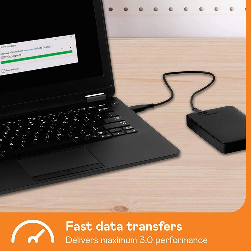 Western Digital WD Elements Portable External Hard Drive SSD 1TB 2TB 4TB USB 3.0 High Speed Hard Disk SSD For Laptop PC Mac