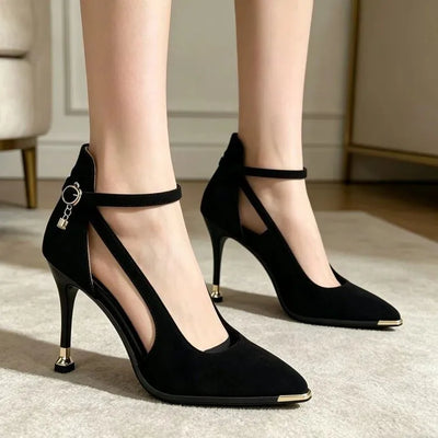 Fashionable French Style Pointed Toe High Heels Spring | SAMAG