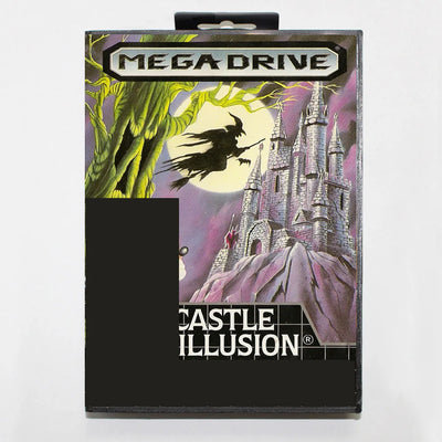 Castle of Illusion MD Game Card 16 Bit BR Cover for Sega | SAMAG