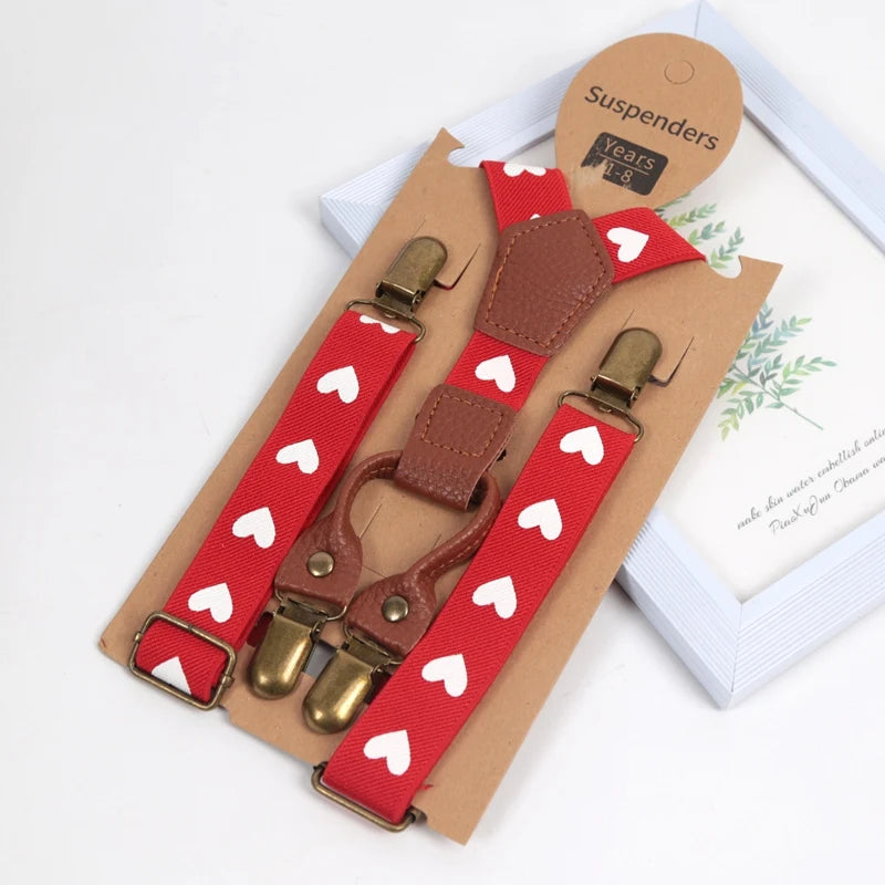 Cute Fashion Kids Elastic Leather Suspenders Children Belt Baby Boys Girls Adjustable Clip - on Y - Back - Visuel 3 | SAMAG