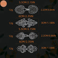 1 Pair Vintage Sweater Swirl Clip Cape Cloak Clips for Dress Retro Cardigan Clip Shawl Clasp Shirt Button Clip for Girl Women