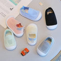 Spring Summer Breathable Knitted Non-slip Soft Sole Kids Sneakers for Boys Girls Tennis Casual Shoes Toddler School Shoes