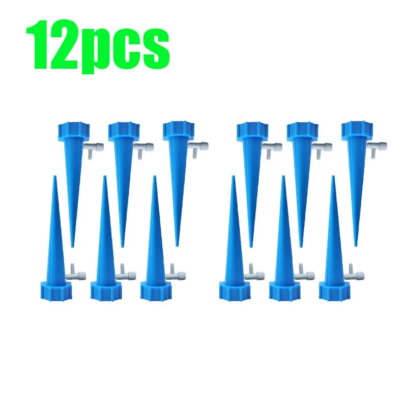 6/12/18/24/36pcs Drip Irrigation Flowers Garden Automatic Plants Pots Set Home Drippers Greenhouse Watering System Watering Can