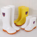 White Work Boots Waterproof Slip Resistant High And Medium Tube Food Hygiene Boots Rubber Shoes for Men Rain Boots