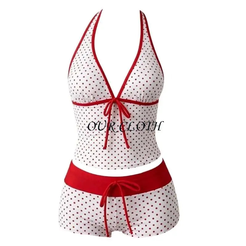 Women's Tankini Swimsuits with Shorts Vintage Beach | SAMAG