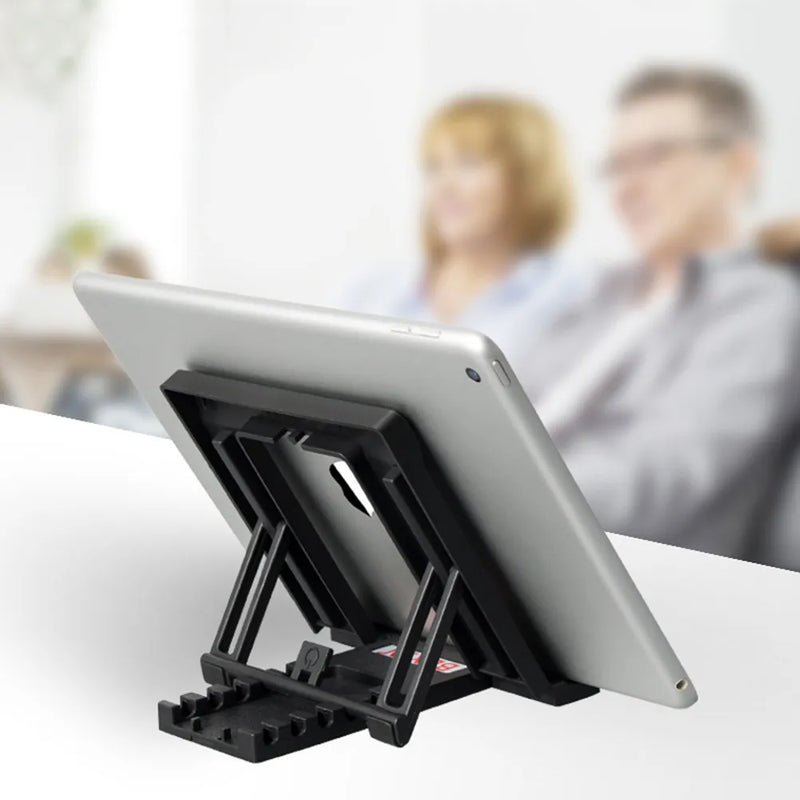 Premium Universal Tablet Holder Folding Stand for 7 8 9 10 11 12 Inch Tablets Hands-Free Video Watching Reading Typing Mounting
