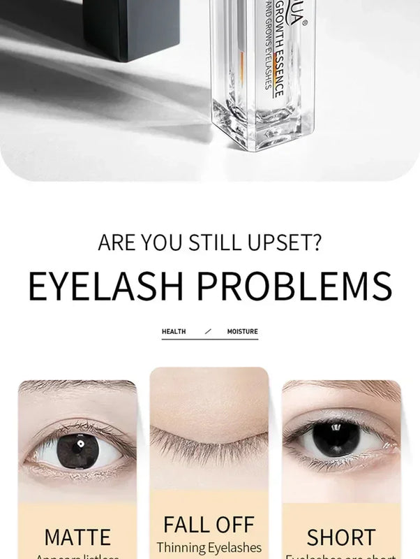 Fast Eyelash Growth Serum Natural Eyelash Eyebrow Enhancer Longer Fuller Thicker Lashes Nourish Treatment Eye Beauty Care Makeup