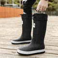 Men's high top rain boots autumn and winter new waterproof anti slip rain shoes outdoors Garden work fashion casual water shoes