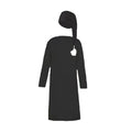 2026 Autumn Men's Nightgown Male Long Robe Solid Thin Loose Plus Size Long Sleeve One-Piece Pajamas for Men Bathrobe Homewear