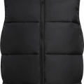 Customized Logo Windproof Winter Vest Thick Stand up Collar DIY down Cotton Sleeveless Jacket for Company Brand Printing