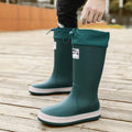 Men's high top rain boots autumn and winter new waterproof anti slip rain shoes outdoors Garden work fashion casual water shoes