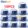 1-10PCS UNO R3 CH340G MEGA328P Chip for Arduino UNO R3 + USB/TYPE-C CABLE ATMEGA328P-AU Development Board 16Mhz