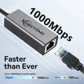 Kebidumei USB Type C Ethernet Adapter 1000Mbps RJ45 Network Card Lan Internet Cable For MacBook PC Windows - Visuel 2 | SAMAG