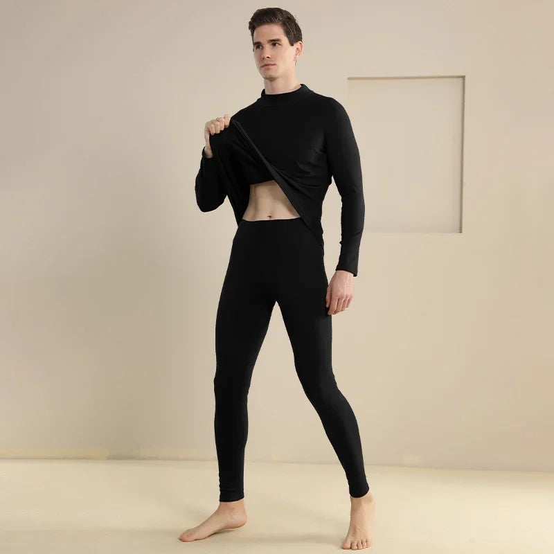 2025 new men's thick velvet inner layer, double warmth, soft and breathable, home wear