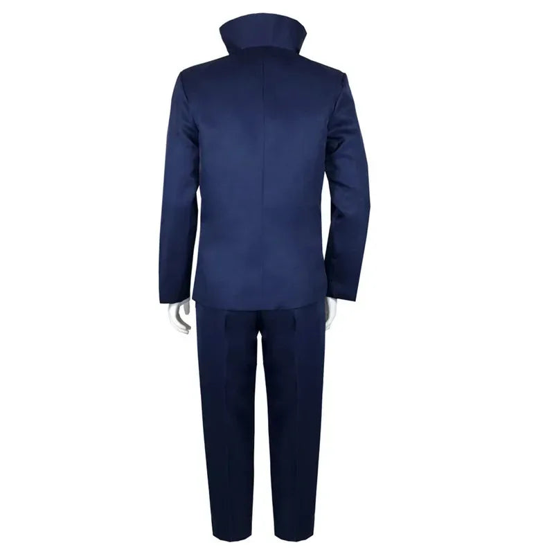 Jujutsu Kaisen Anime Fushiguro Megumi Cosplay Costume Top Pants Blue Halloween Party Uniform Set gdk