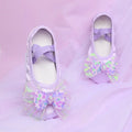 Blue,Pink,Purple Girls Dance Soft Sole Kids Ballet Dancing Shoe Cute Stage Show Cat Paw Shoes Bow Accessories