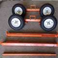3T Car Jack Wheel Dolly Vehicle Mover Tow Dolly Large Wheel Moving Tool High Quality Auto Tire Dolly