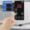 Portable Outdoor Air Conditioner Mosquito Net Air Conditioner 1876 BTU Indoor Dormitory Portable Drainless Tent Mini Air Conditi