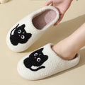Casual Women's Slippers Home Winter Fluffy Luxury Designer Woman Shoes Flat Cute Cartoon Indoor Fuzzy Fur Slides Soft Elegant