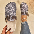 Fashion Paisley Print Birken Clogs Woman Winter Warm Plush Footbed Mule Sandals Ladies Brand Design Fluffy Slide Shoes