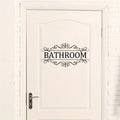 Waterproof Bathroom Wall Sticker PVC Home Art Room Decor Wall Door Stickers Bathroom Decoration Decal Home Supplies
