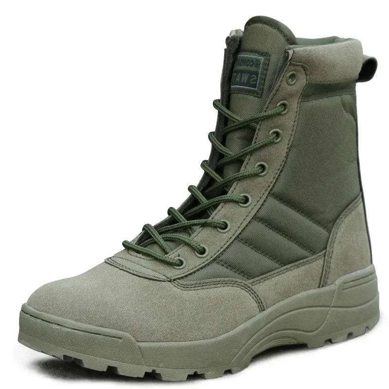 Tactical Military Boots Men Boots Special Force Desert Combat Army Boot Outdoor Hiking Boot Ankle Shoes Men Boots Safty Shoes