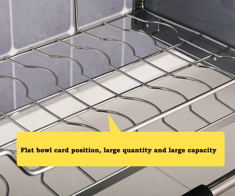 304 stainless steel Kitchen Hanging cabinet dishes pull basket double layer Damping hydraulic lifting drawer - View 5 | SAMAG