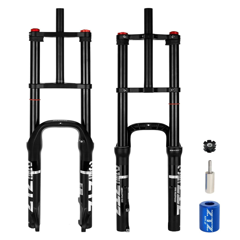20"/26" Fat Tire Bike Air Suspension Fork, 180mm Travel - View 7 | SAMAG