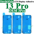 VerdeVida 3pcs OEM Screen Display Adhesive for iPhone 13 Pro Max 11 12 13 14 15 Plus XS X LCD Waterproof Glue Sticker Frame Seal