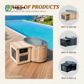 Customized Factory Sale Luxury Freestanding Ice Bath Tub Soaking Hot Tub Custom Cold Plunge Bathtub With Spa