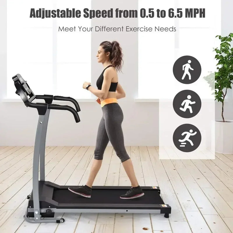 Compact, Portable Treadmill with 12 Programs, LCD - View 3 | SAMAG